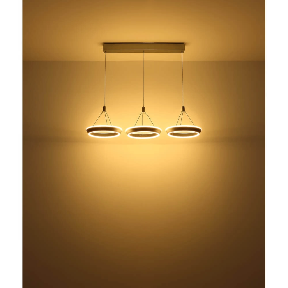 3-lichts hanglamp Grenvix design zwart Globo 9007371450770