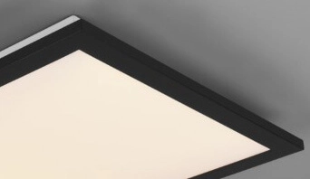 Plafonnière Alpha 30cm - 3000K zwart Trio 4017807501704