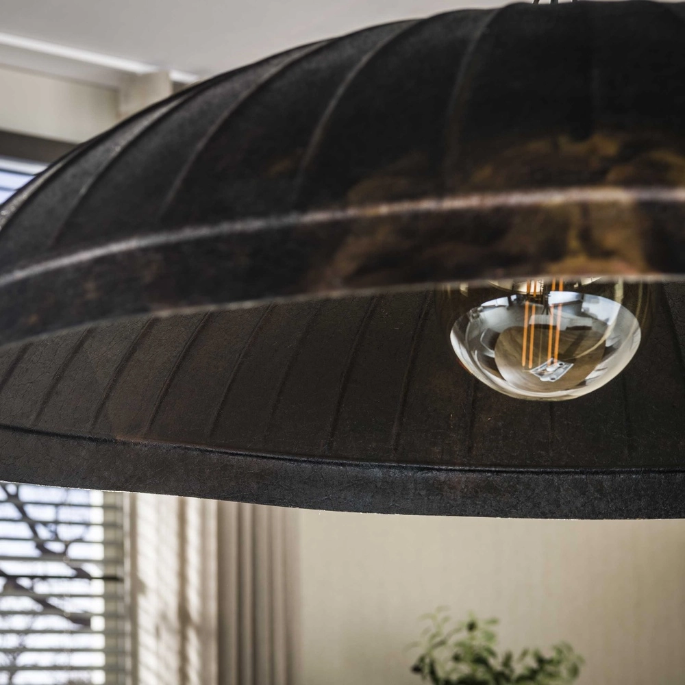 Industriële kantoor lamp Guard Ø 90cm - smoked bruin Lyora 8716803511514