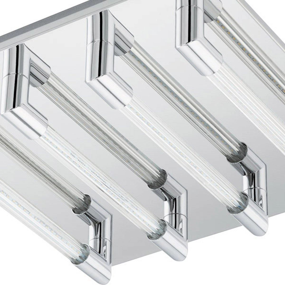 Led plafondlamp Velarde 4-lichts grijs Eglo 9002759953973