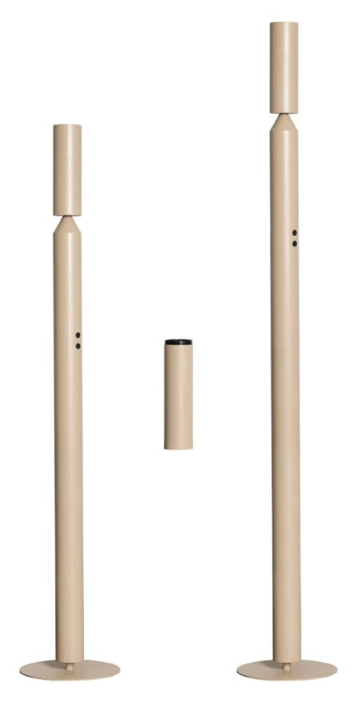 Crème vloerlamp Pencil Ø 8cm Crème vloerlamp Pencil Ø 8cm