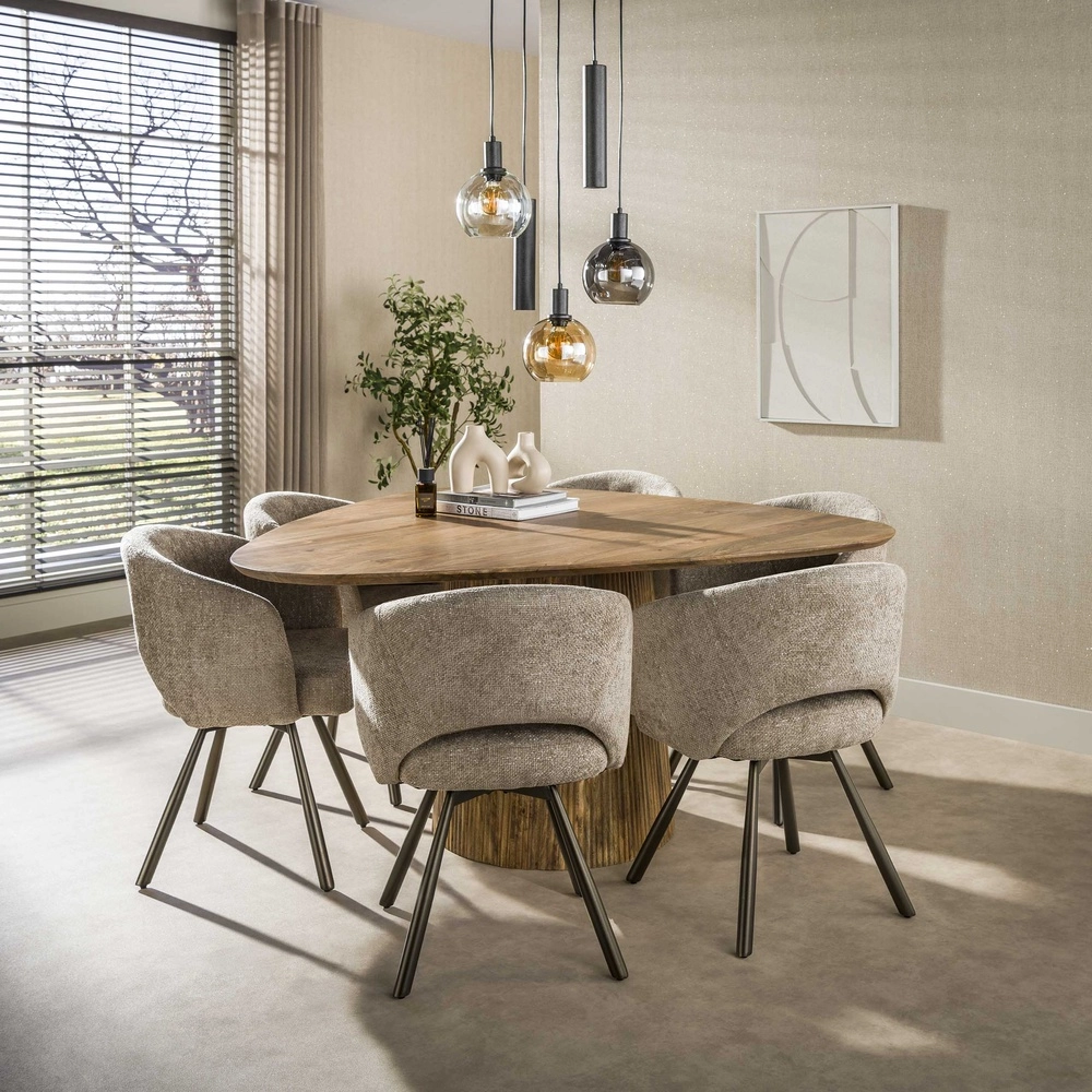 Vide hanglamp Sfera met glazen en pendels Lyora 8716803512429