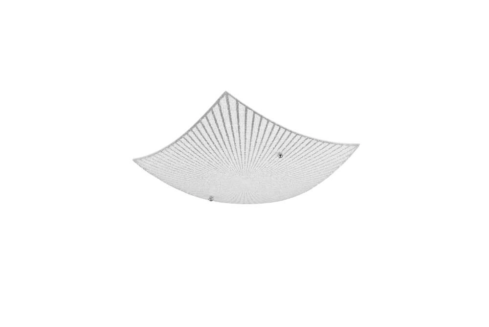Glazen plafondlamp Elisa 30x30 cm Trio 4017807522037