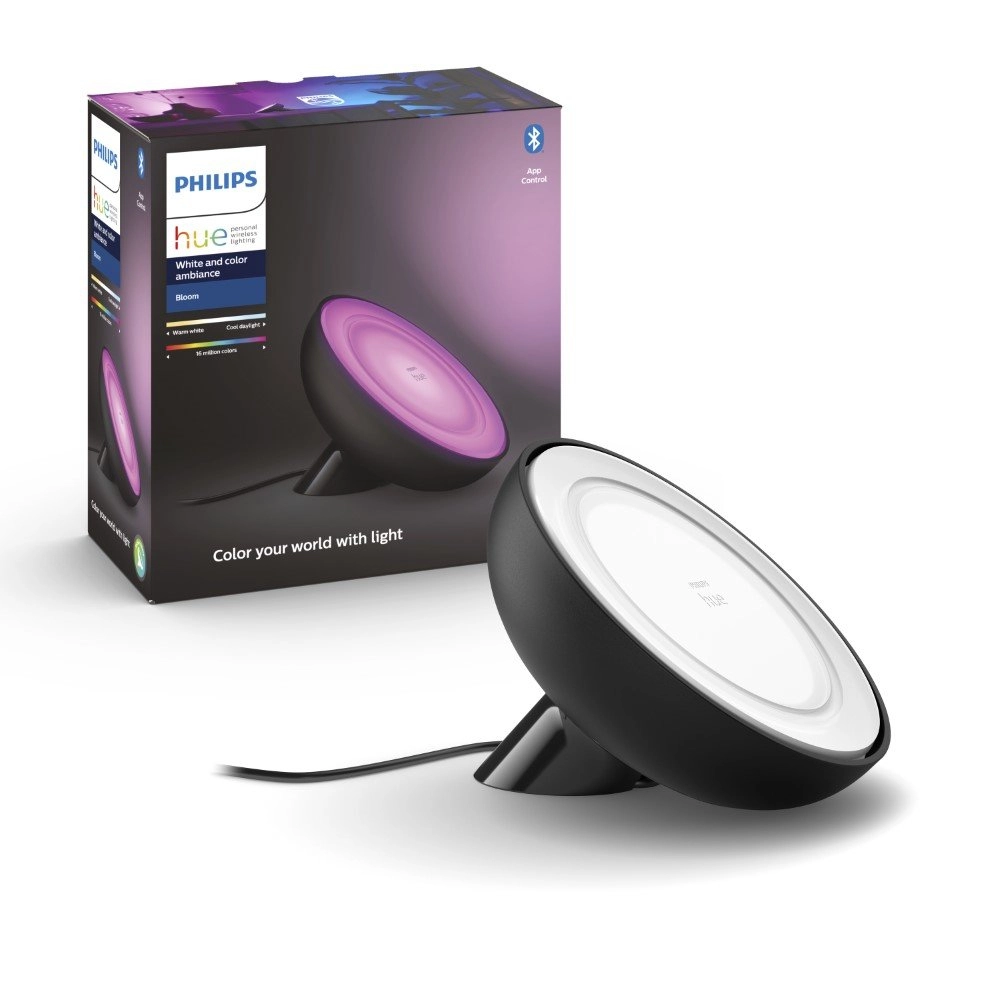 Zwarte uplight Hue Bloom Philips 8718699771126