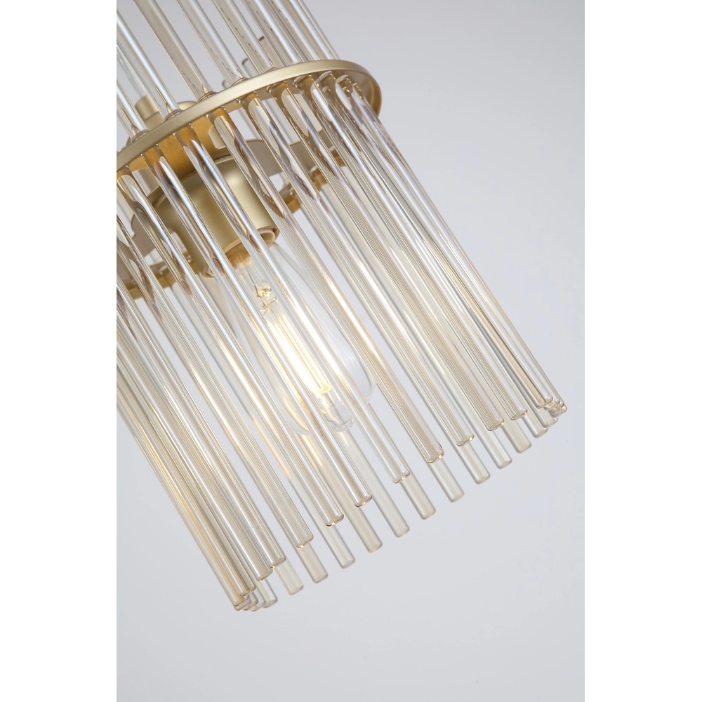 Hanglamp Swizzle Ø 20cm goud Searchlight 5053423302515