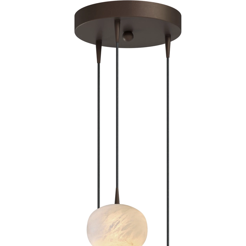 Design hanglamp Alta 3-lichts cacao Masterlight 8718121438160