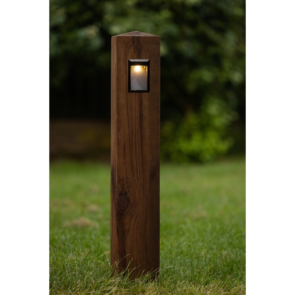 Houten pad lamp Torre 150 Eiken - 15x15x90cm - 2700K Timberlab 8716803514560