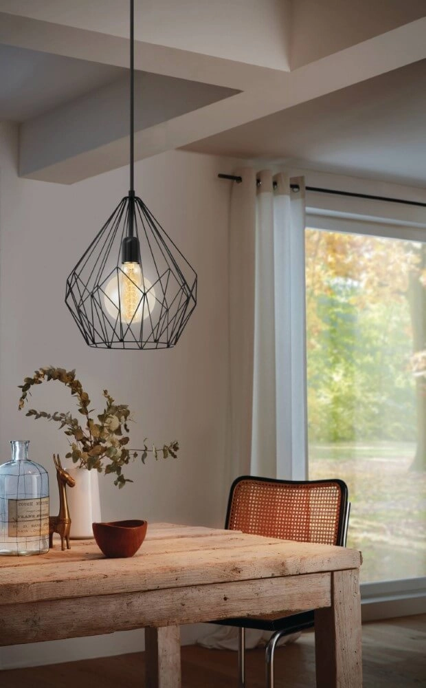 Hanglamp Carlton zwart Eglo 9002759492571