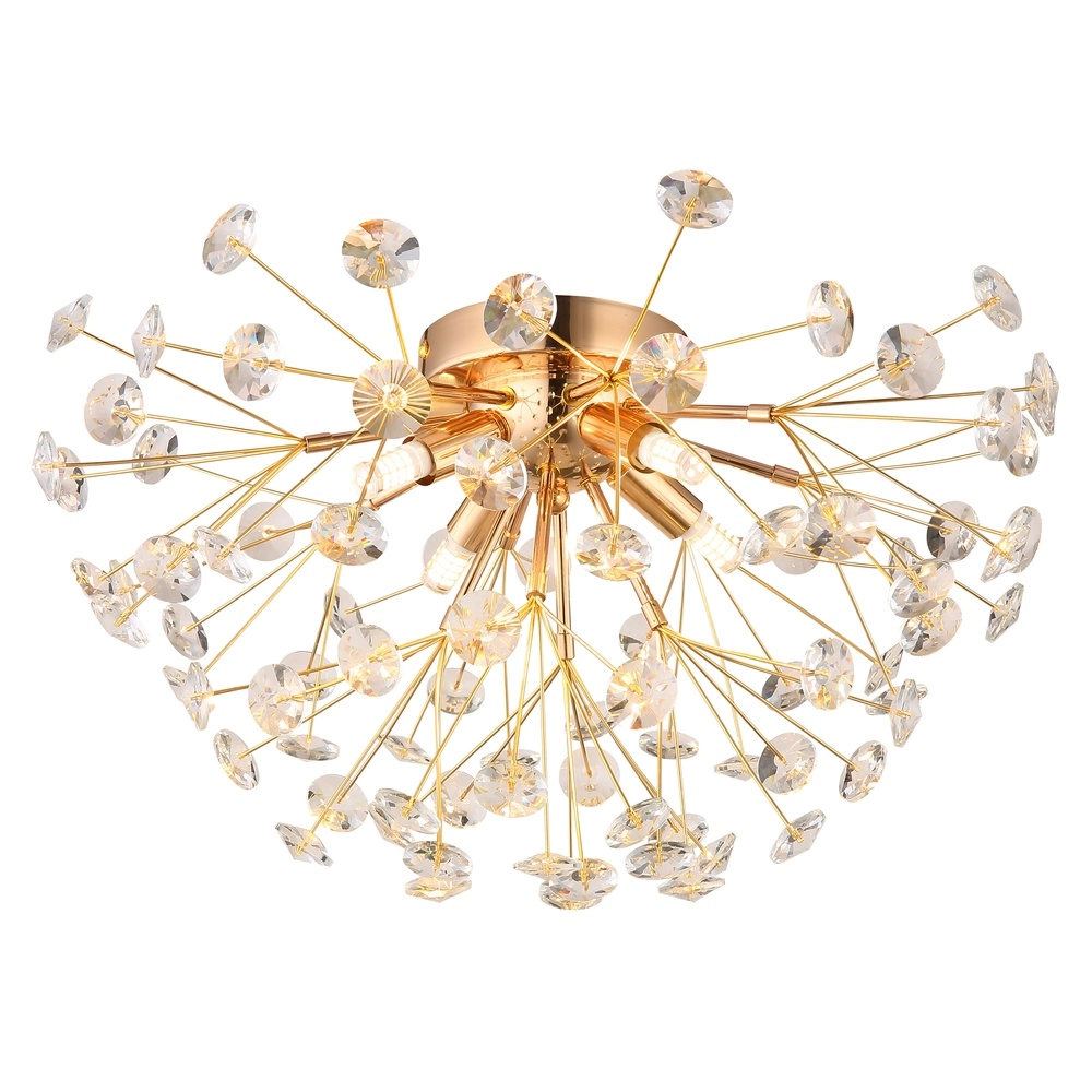 Plafondlamp Katrina goud Ø 45cm