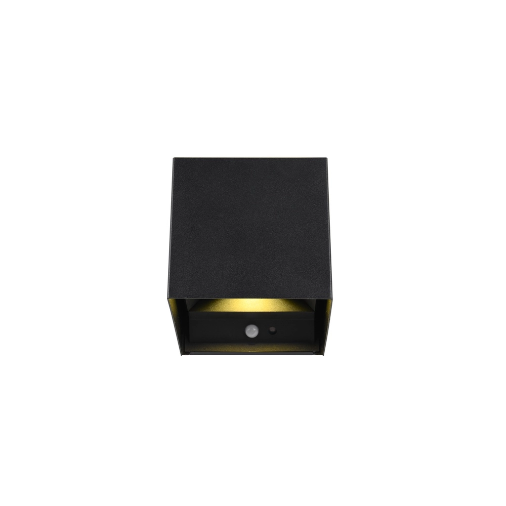 Vierkante opbouwspot Talent zwart Trio 4017807603927