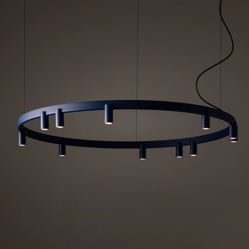 Design hanglamp Fourty marine blauw Ø 116cm Lyora 5903139122863