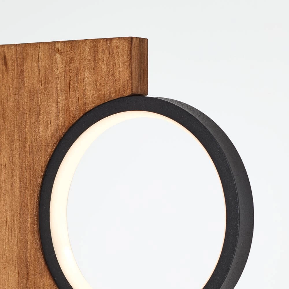 Vloerlamp Cheesy hout Brilliant 4004353429613