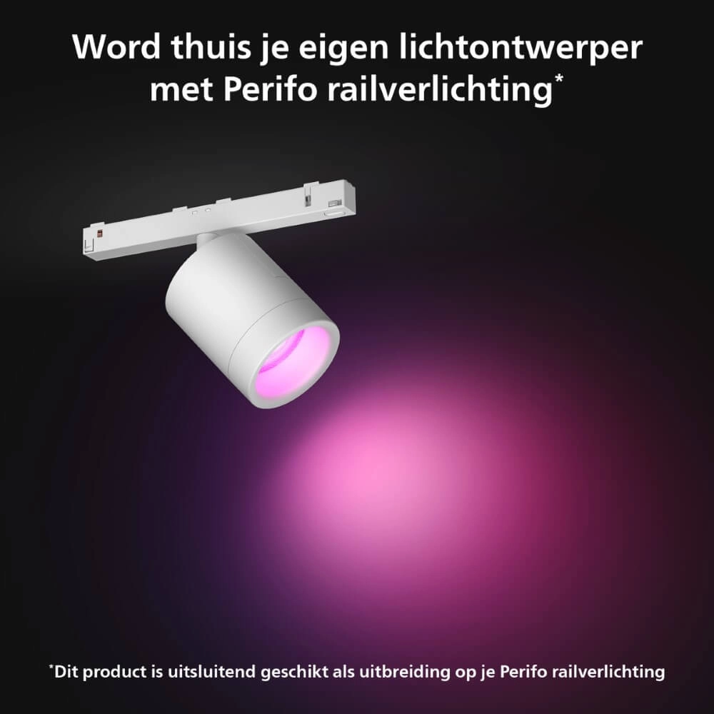 Hue Perifo - White and color uitbreiding spot wit Philips 8719514407466