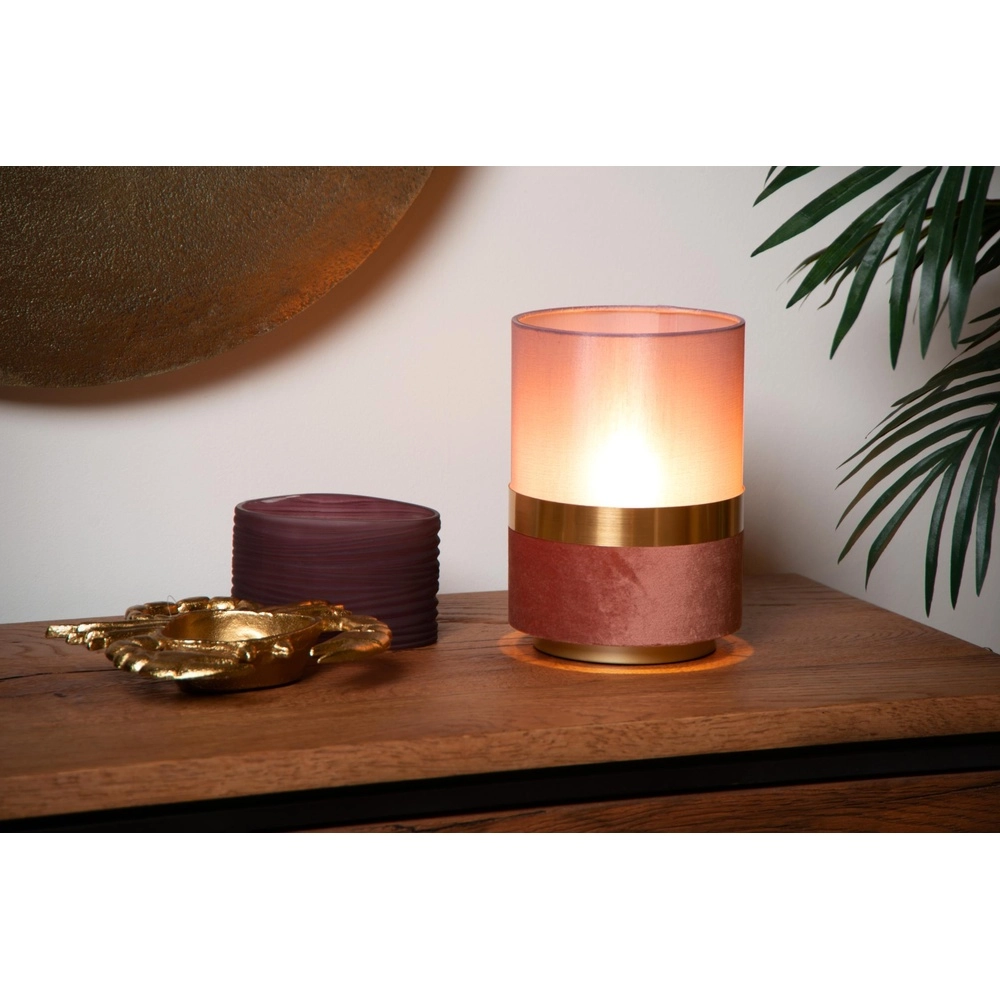 Design tafellamp Extravaganza Tusse roze Ø 15cm Lucide 5411212105554