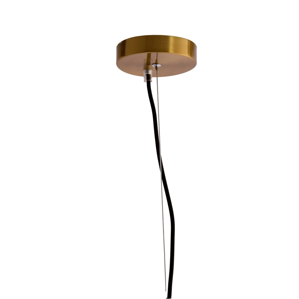 Glazen hanglamp Leona Ø 33cm - amber glas Light & Living 8717807834012