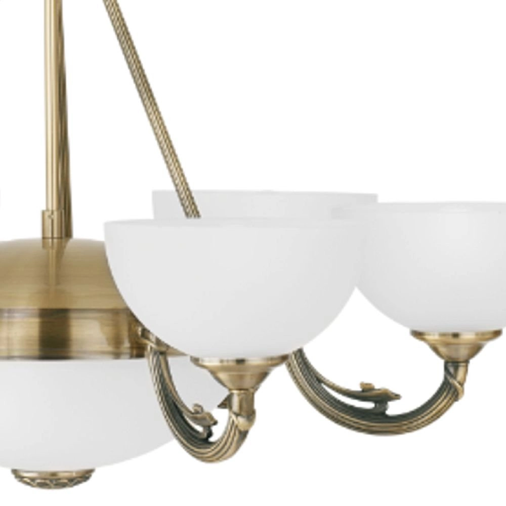 Hanglamp Savoy 6-lichts oudmessing Eglo 9002759827496