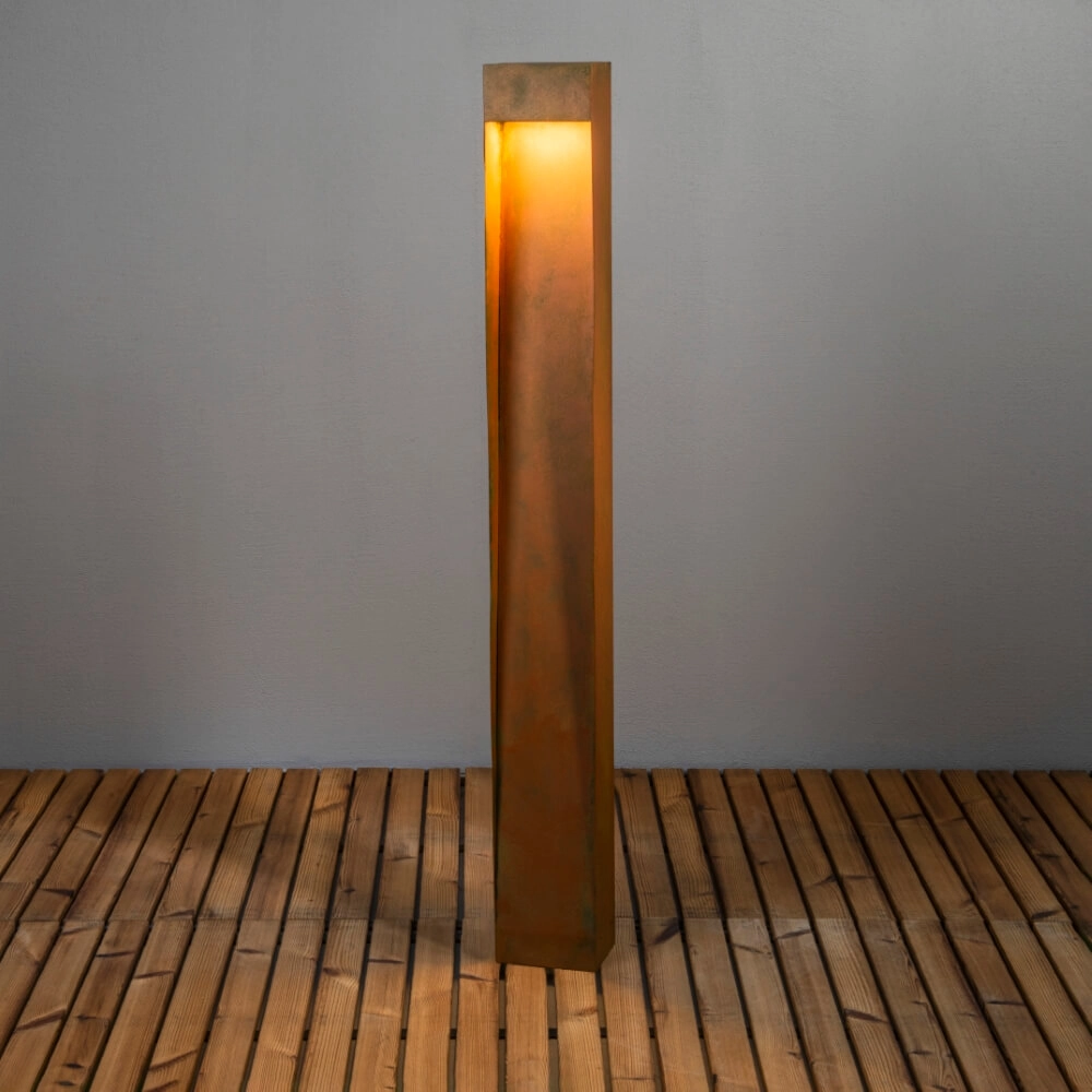 Padverlichting Rho roestbruin Padverlichting Rho roestbruin