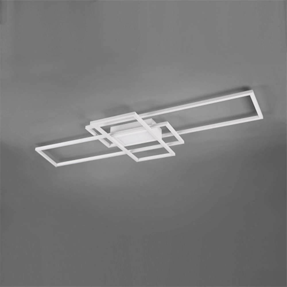 Moderne Plafonnière Irvine wit Trio 4017807452204