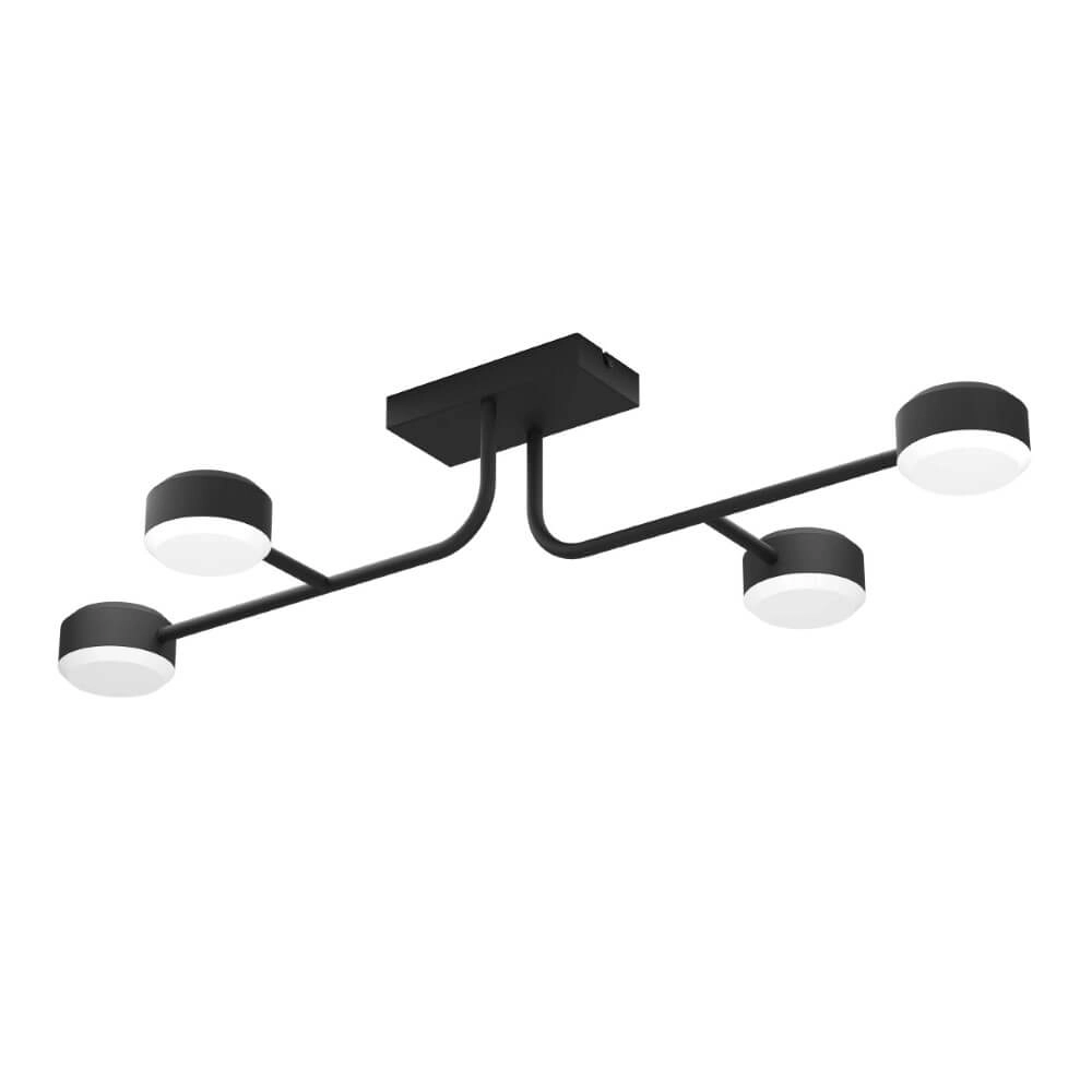 Led plafondlamp Clavellina zwart