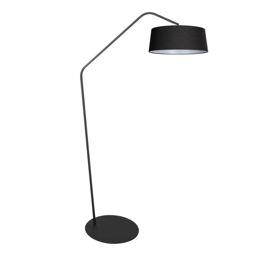 Vloerlamp Zig-Zag zwart met witte binnenkant Ø 48cm