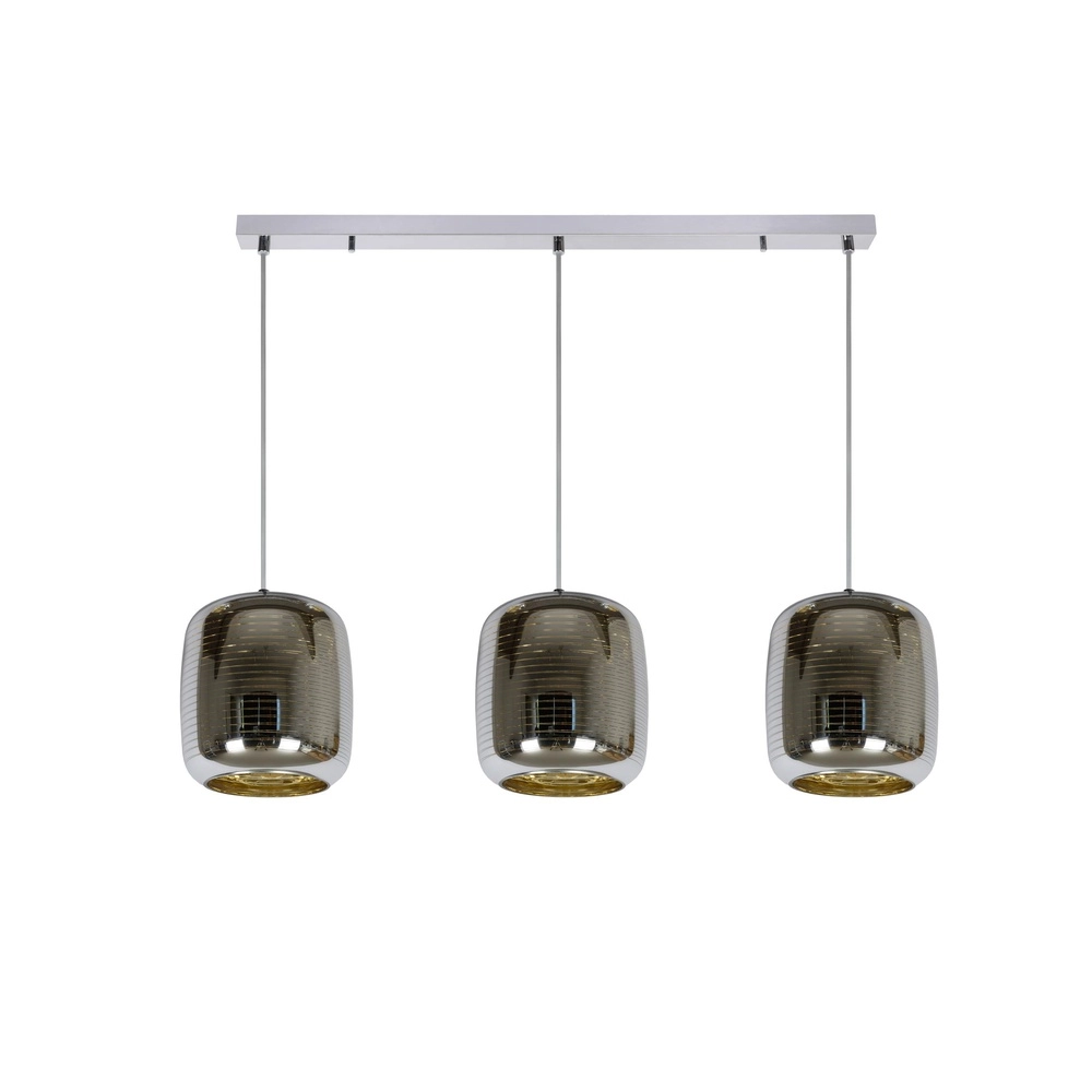 Hanglamp Eryn chroom 3-lichts