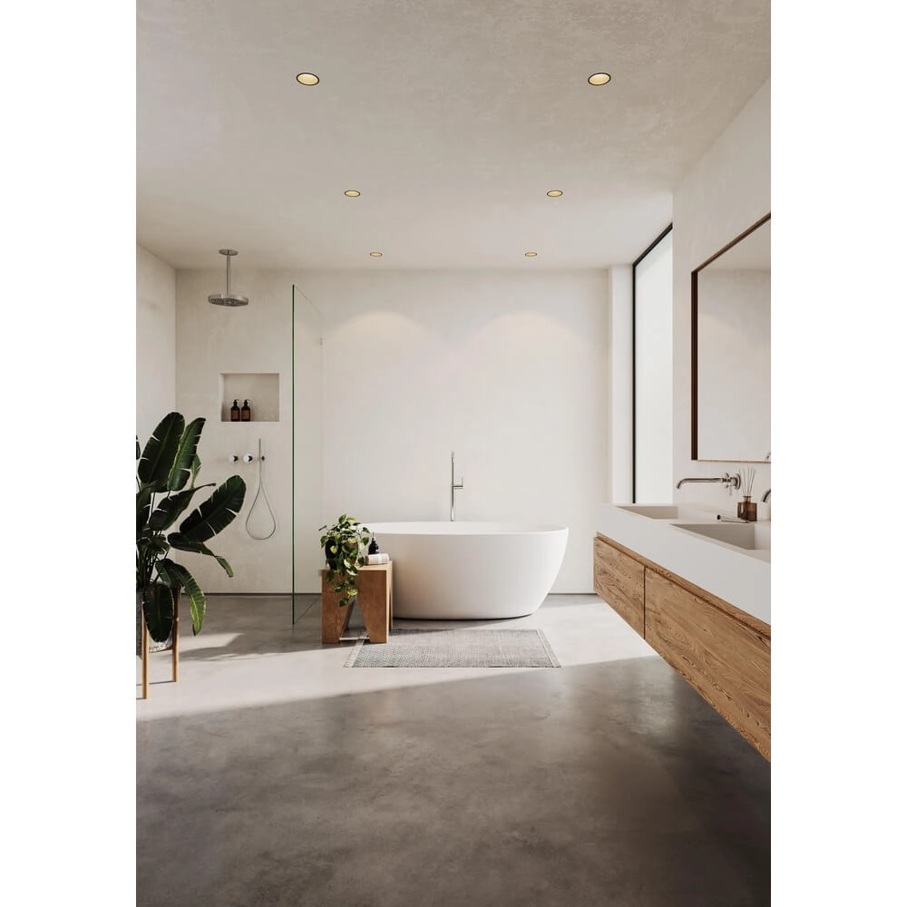 Ronde inbouwspot Albric zwart Nordlux 5704924016479