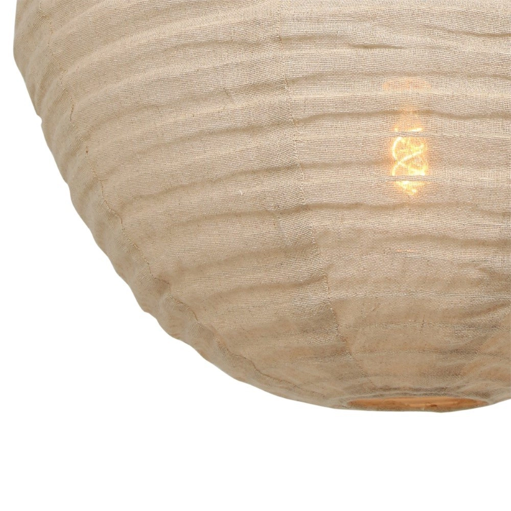 Hanglamp Bangalore Ø 70cm zwart met lichtbruin Steinhauer 8712746127935