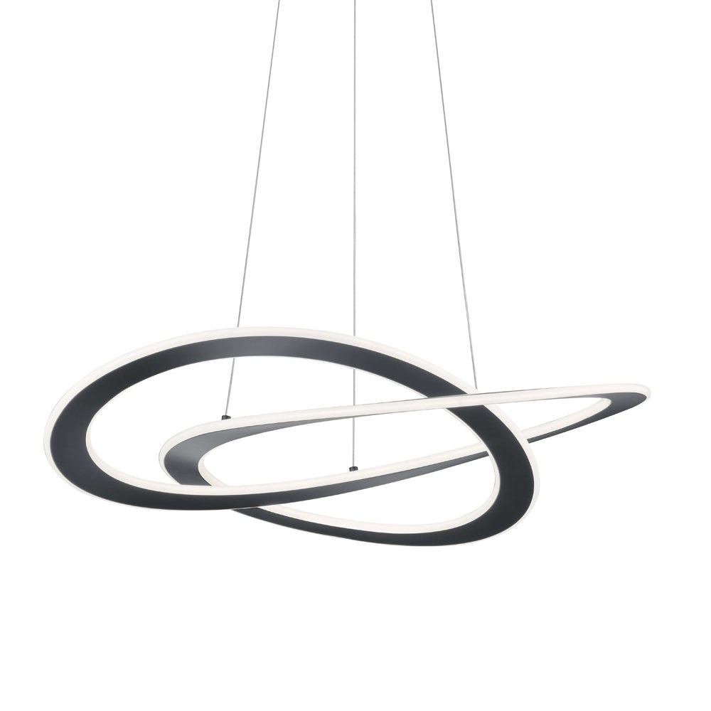 Design hanglamp Oakland Ø 71cm zwart