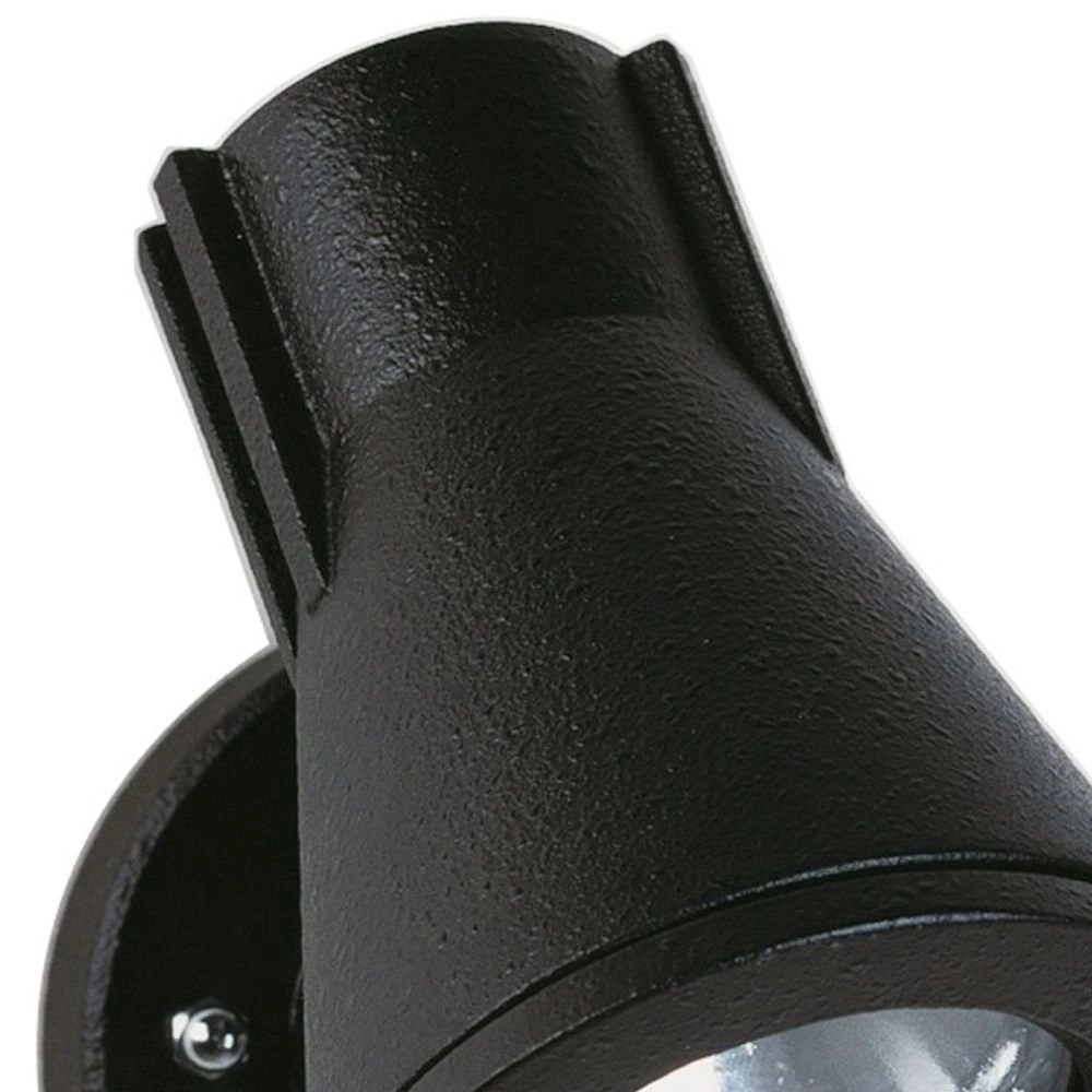 Zwarte wandspot buiten Orientable 10cm Albert 4007235621532