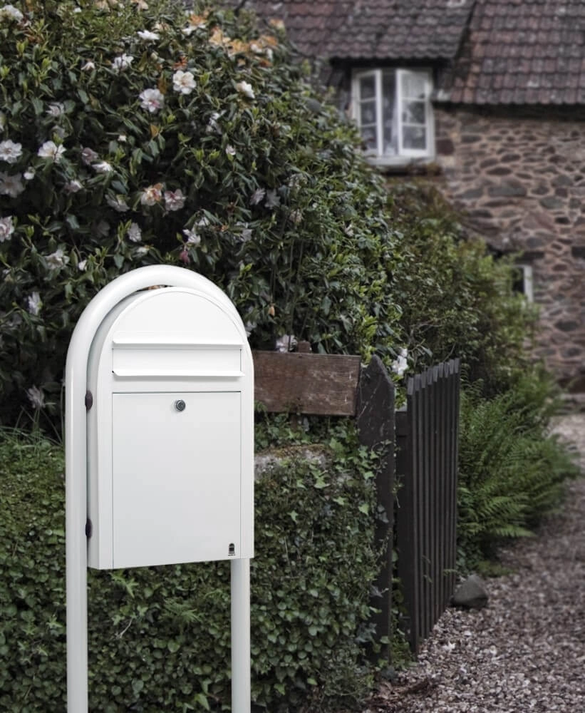 Brievenbus Classic S 9016 Wit Bobi 6417237039071