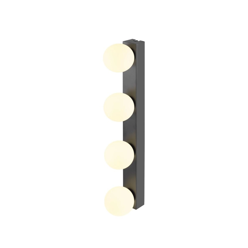 Wandlamp Sun Mirror 3-lichts zwart Wandlamp Sun Mirror 3-lichts zwart
