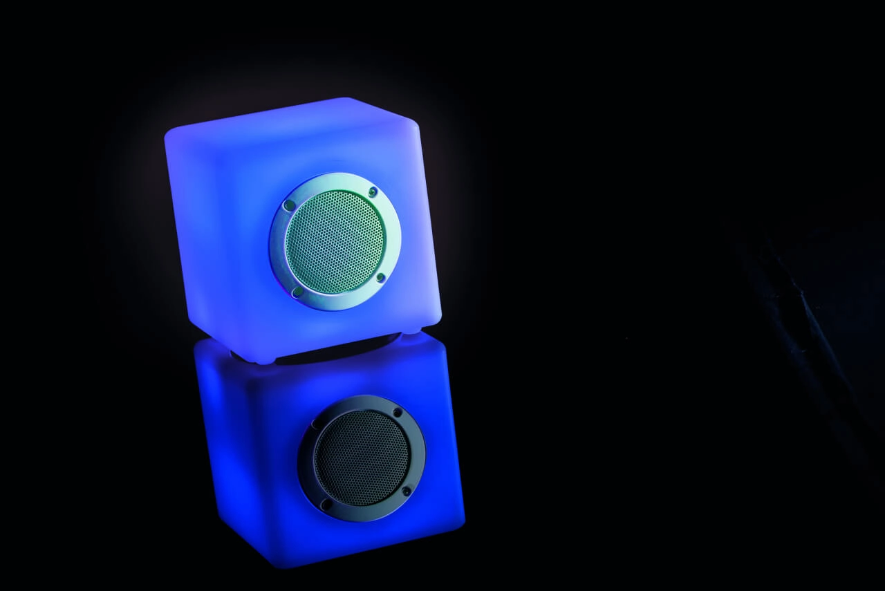 Tafellamp Cube 15 RGB met speaker GardenLights 5907800857511