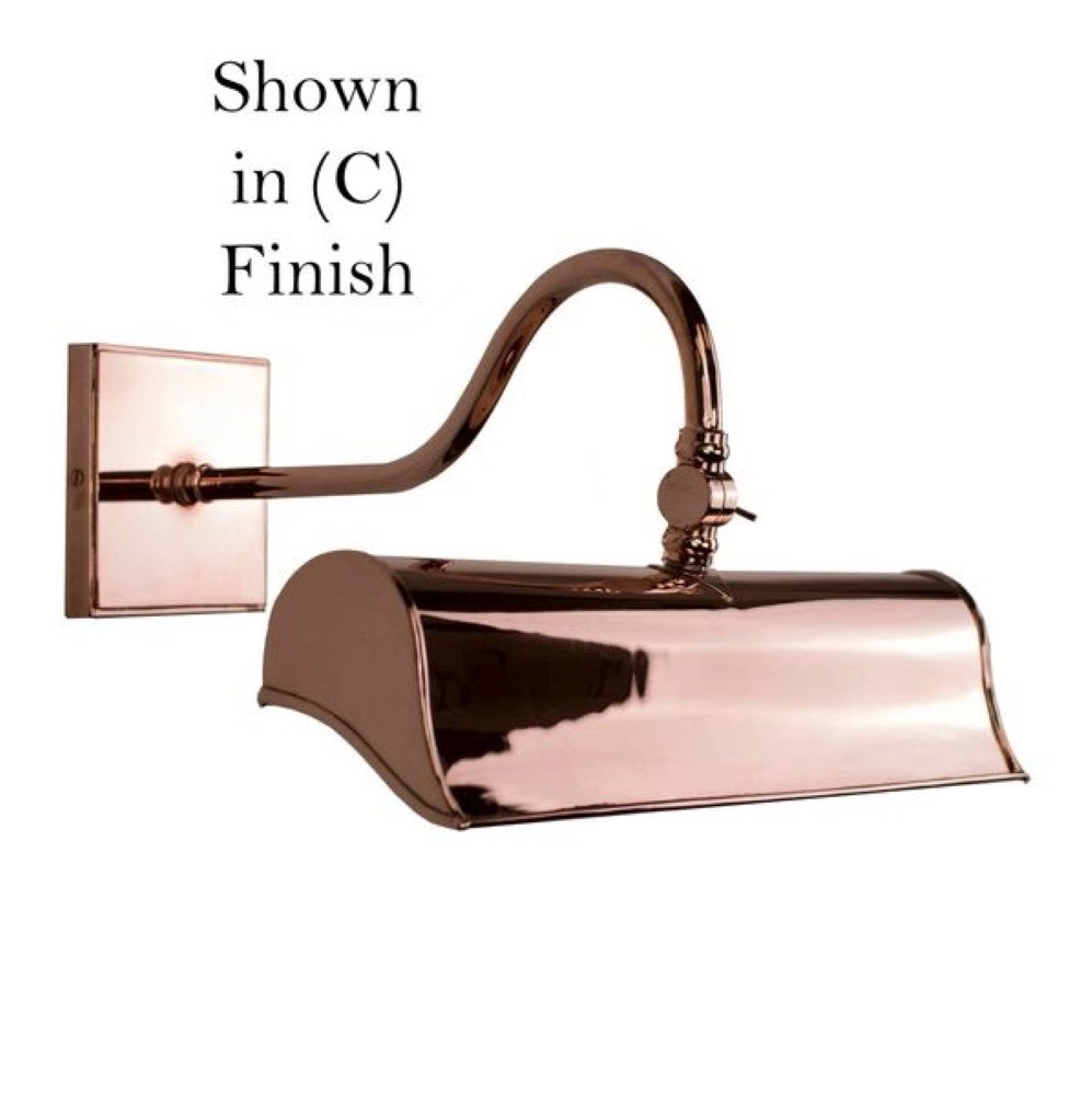 Landelijke schilderij lamp Blenheim Picture 33cm - antiek koper (ANT) Limehouse