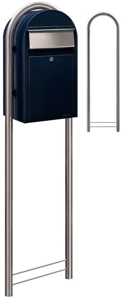 Brievenbus Grande 5004 i Zwartblauw Bobi 6417237033291