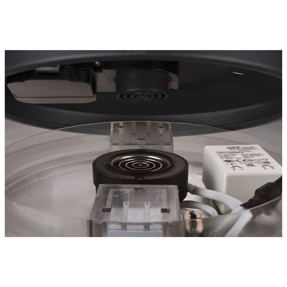 Plafondlamp / Hanglamp Medo Pro 40 zwart - CCT - 80g - Ø 38cm SLV 4024163276931
