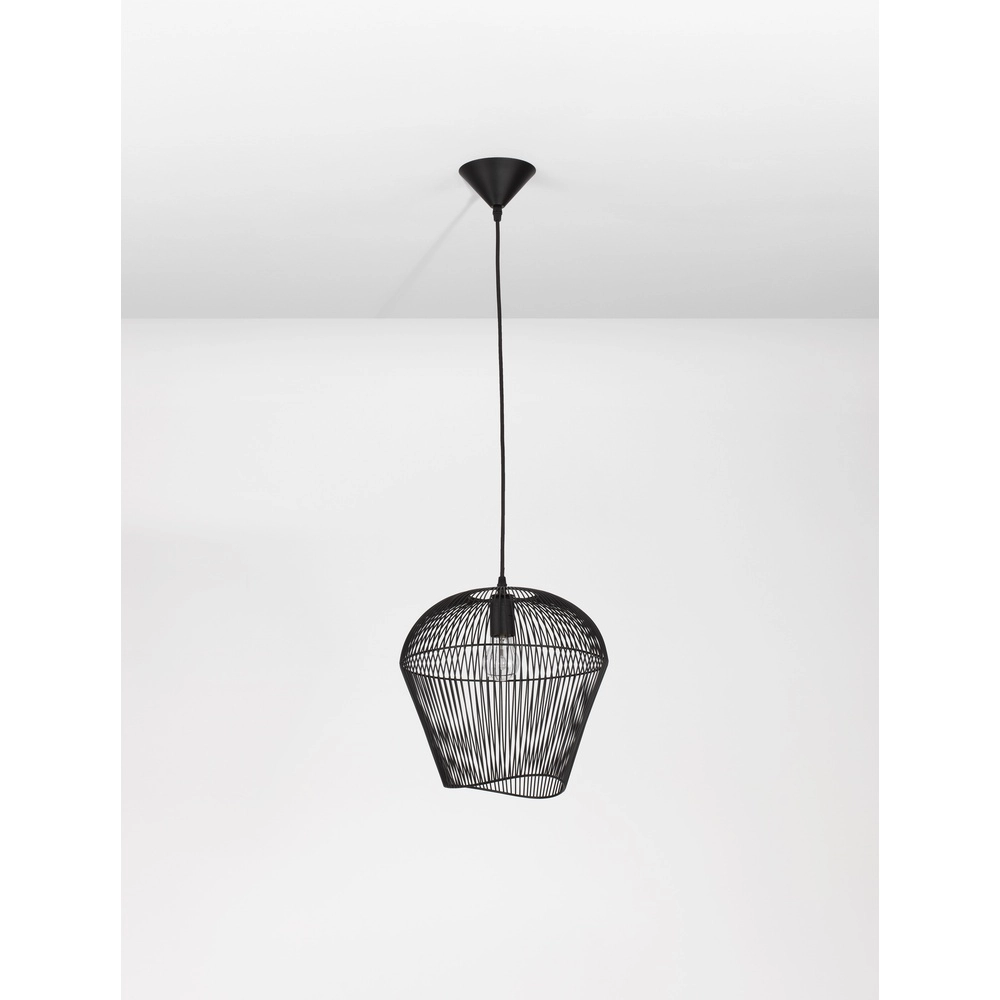 Bohemian hanglamp Bredo Ø 31,5cm zwart Lyora 5212017438911