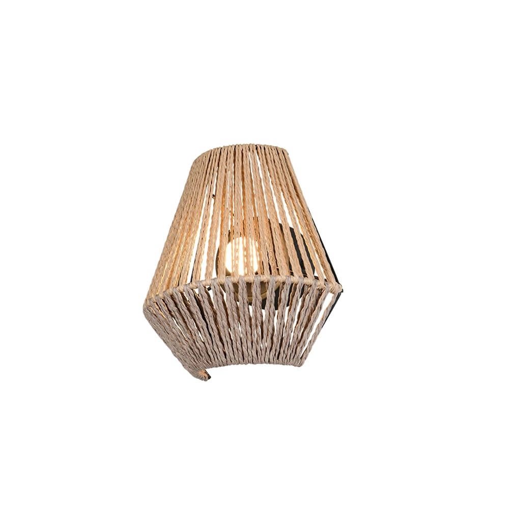 Rotan wandlamp Lira oplaadbaar