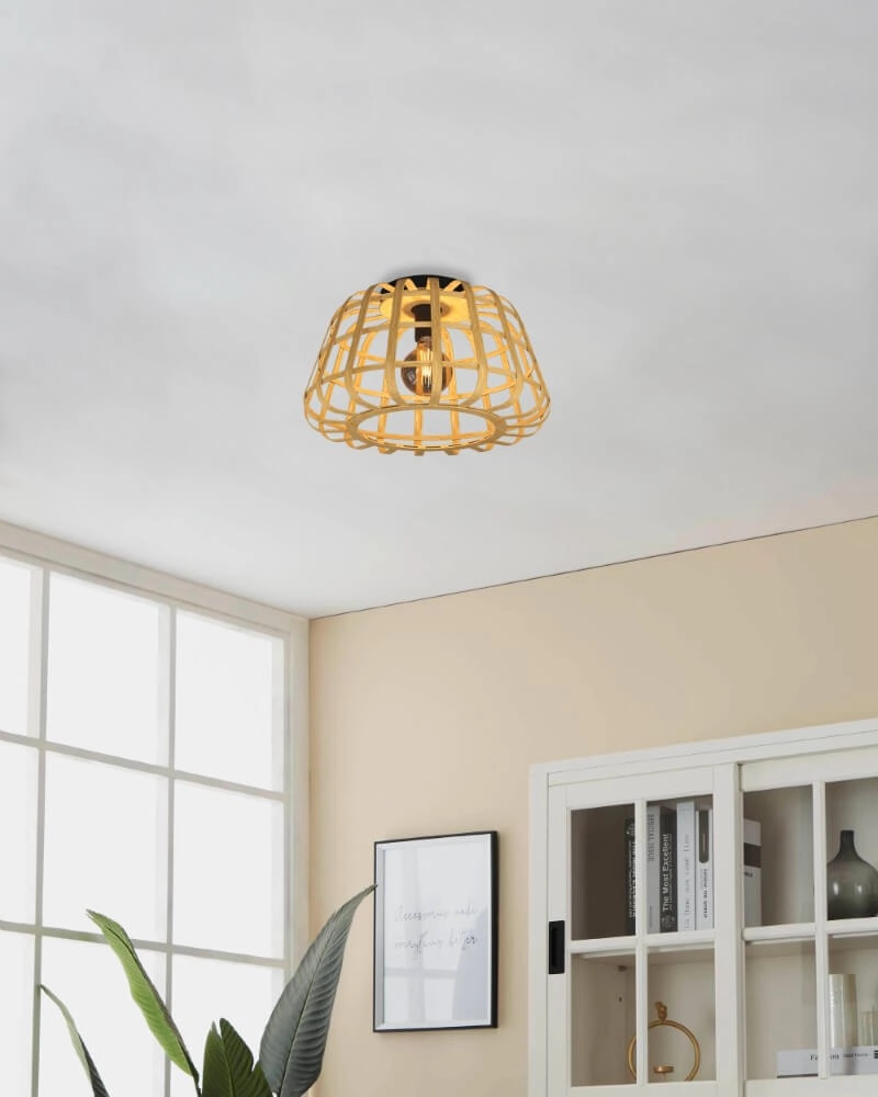 Rotan plafondlamp Montezuelo Ø 45cm Stars of Light 9008606240494