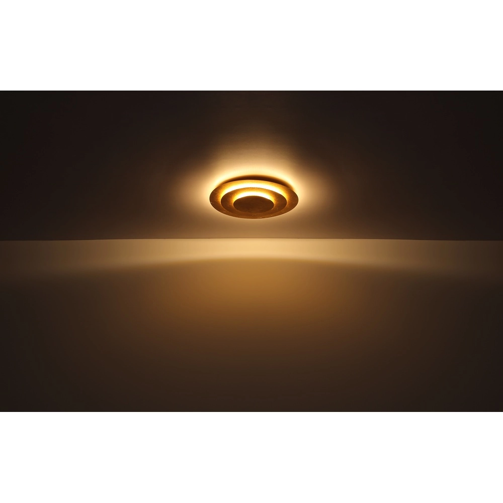 Gouden plafondlamp Heda Ø 18cm Globo 9007371458523