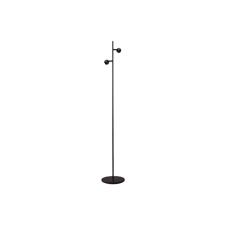 2-lichts vloerlamp Talana zwart Masterlight 8718121347165