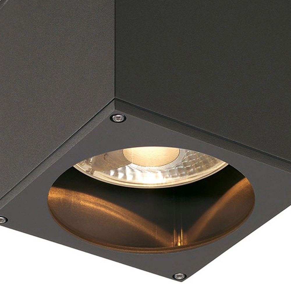 Plafond Big Theo GU10 15cm antraciet SLV 4024163151900