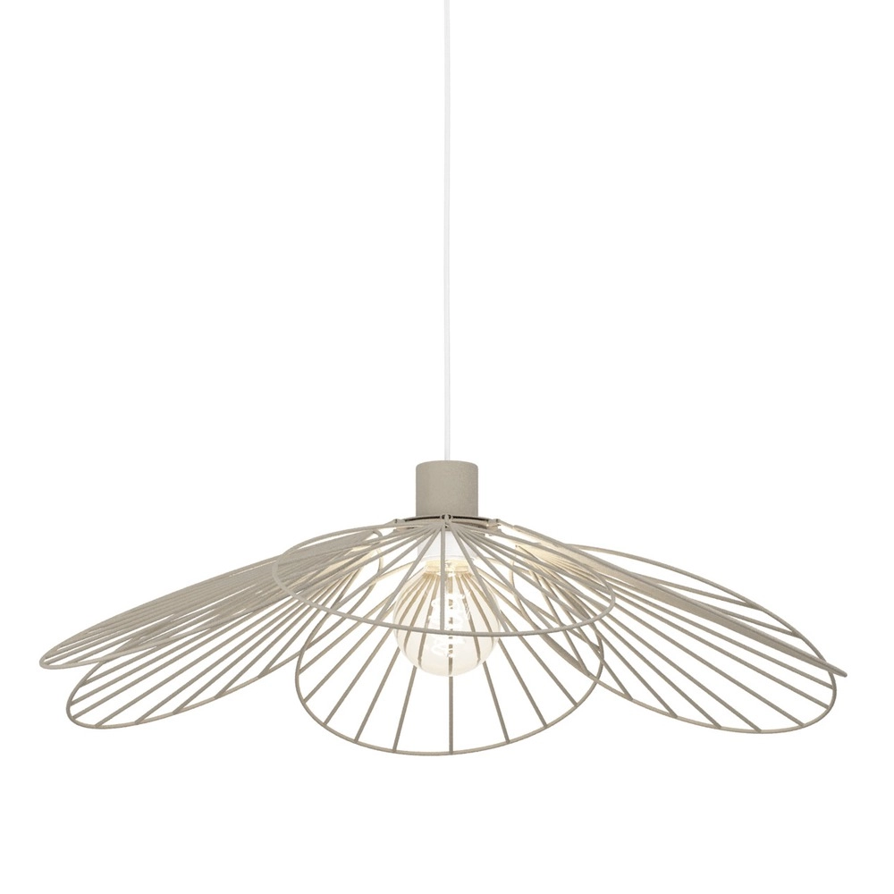 Hanglamp Binacua zand bruin Ø 60cm