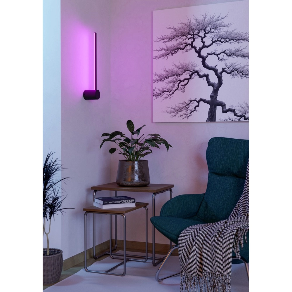 Smart wandlamp Flatron-Z zwart Eglo 9008606390557