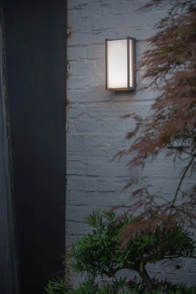 Wandlamp Qubo design antraciet Lutec 6939412015057