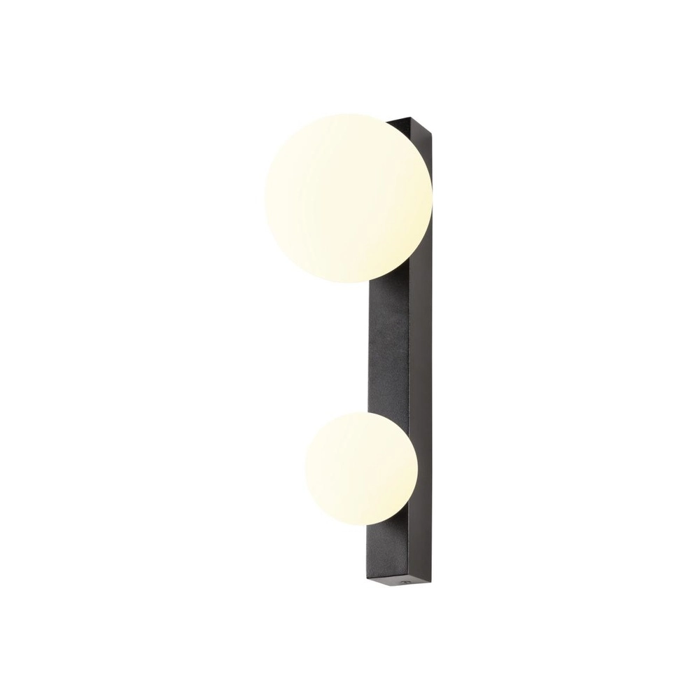 Wandlamp Sun 2-lichts zwart Wandlamp Sun 2-lichts zwart