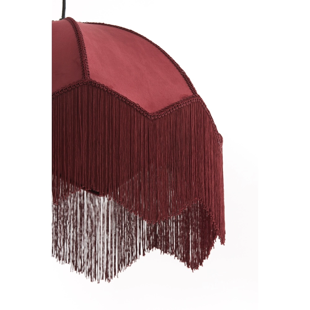Hanglamp Malacia Ø 60cm - velvet bordeaux Light & Living 8717807759292