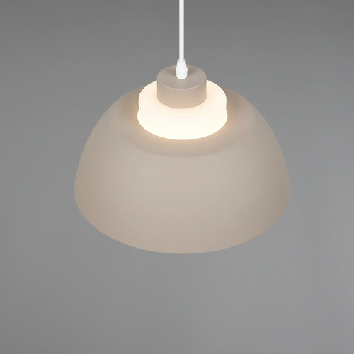 Design hanglamp Tilos zand bruin Ø 30cm Trio 4017807690118