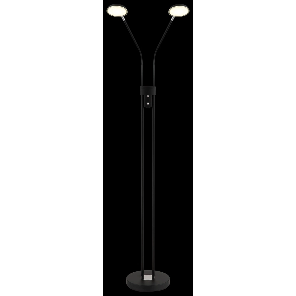 Leeslamp dubbel Silvio zwart Globo 9007371580378