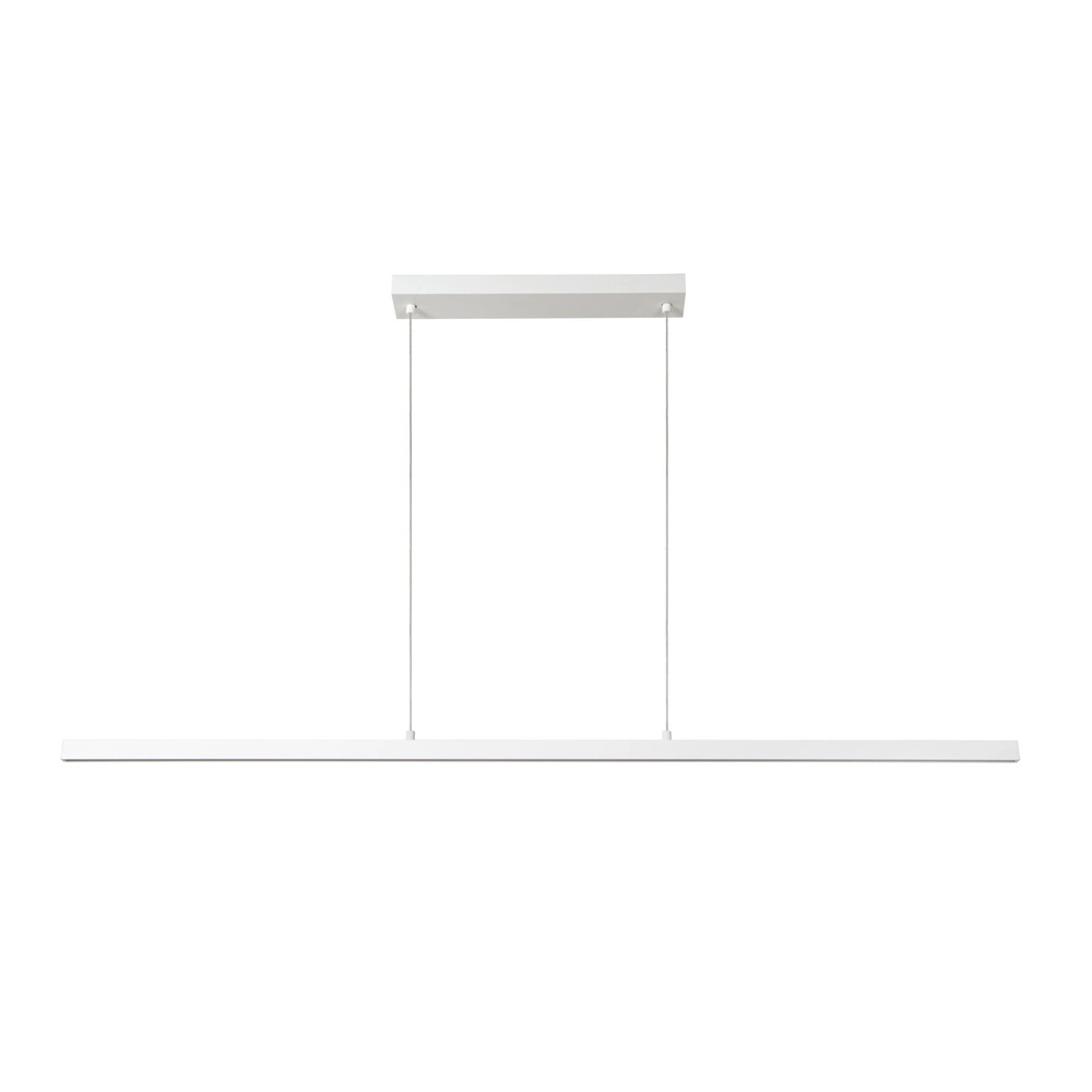 Strakke hanglamp Sigma wit 147,7cm