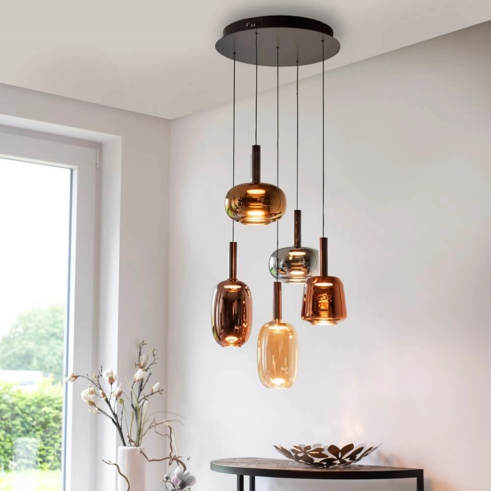 Vrolijke hanglamp Irides 6-lichts rond Paul Neuhaus 4012248383681